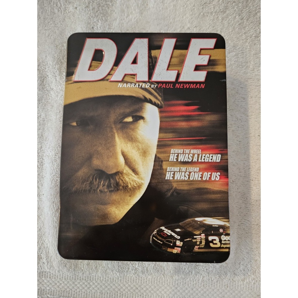 Dale Earnhardt The Movie Narrated‎ by Paul Newman 6 DVD Discs In Collectible Tin